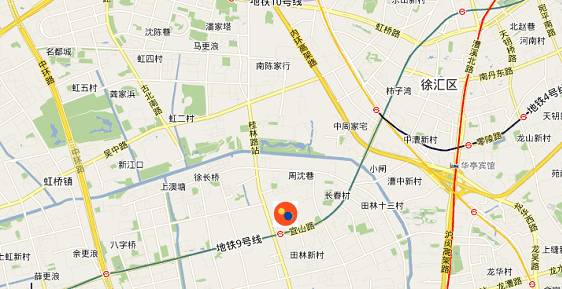 松屋桂林路(グイリンルー)店地図