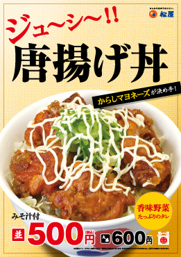 唐揚げ丼 ポスター